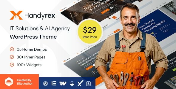 Handyrex – Handyman Services Repair WordPress Theme