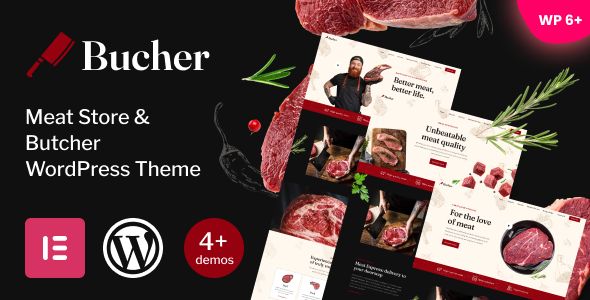 Bucher – Meat Store Butcher WordPress Theme