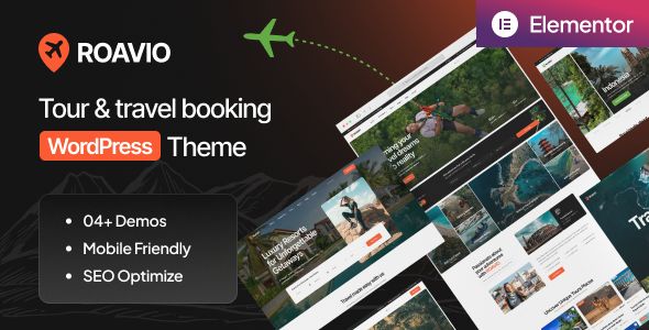 Roavio – Tour Travel Booking WordPress Theme