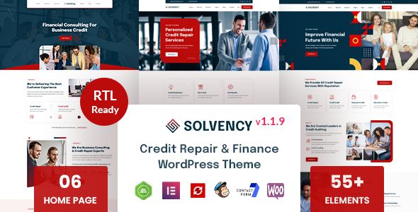 Solvency – Finance Credit Repair WordPress Theme