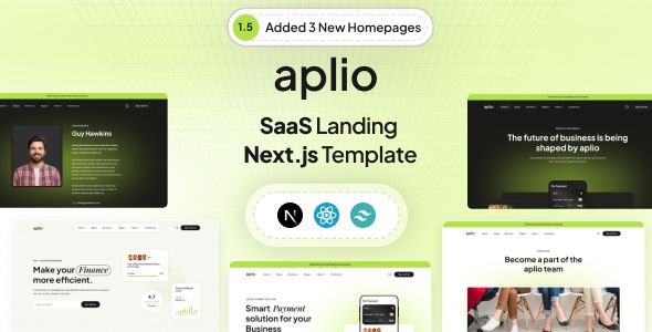 Aplio - Nextjs Saas Landing Template