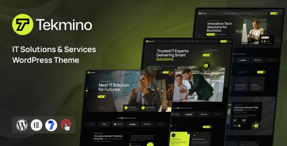Tekmino – IT Solutions Services WordPress Theme