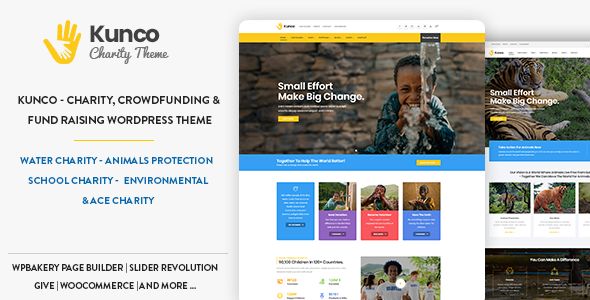 Kunco – Charity Fundraising WordPress Theme