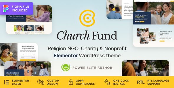 Church Fund – Religion/ NGO Charity WordPress Theme