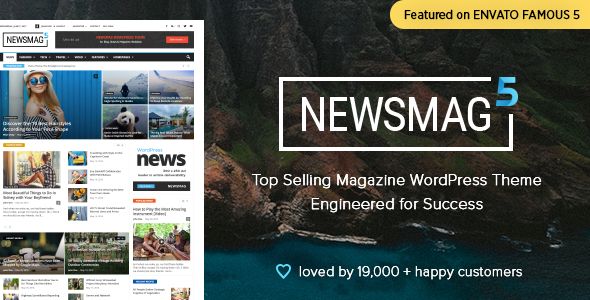 Newsmag News Magazine Newspaper WordPress theme