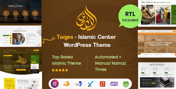 Taqwa – Islamic Center WordPress Theme