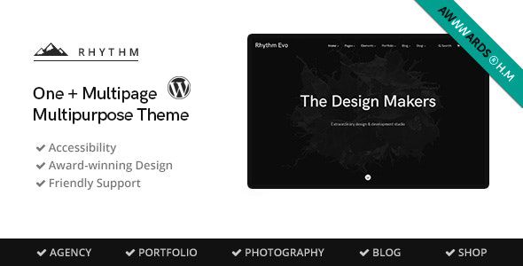 Rhythm – One Multipage WordPress Theme 2 Rhythm – One Multipage WordPress Theme
