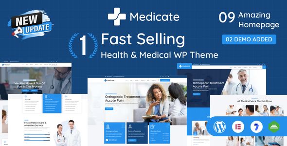 Medicate – Health & Medical WordPress Theme