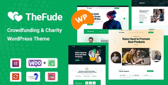 Funden – Crowdfunding & Charity WordPress Theme
