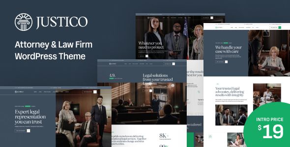 Justico – Attorney Law Firm WordPress Theme