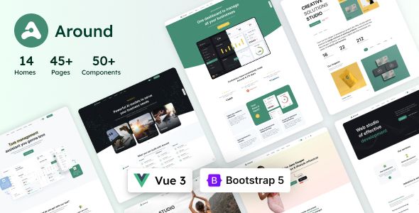 Around – Vue 3 Multipurpose Landing Template