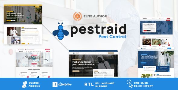 PestRaid – Pest Control WordPress Theme
