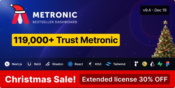 Metronic - Tailwind/ Bootstrap/ React/ Vue/ Angular/ Asp.Net Laravel Admin Dashboard HTML Template