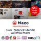 Mazo – Multipurpose Industry Factory WordPress Theme