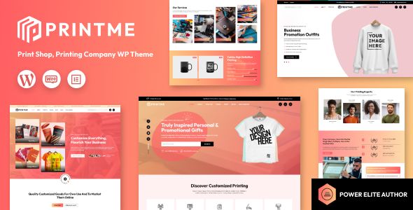 Printme - Printing Company, Press Services Theme
