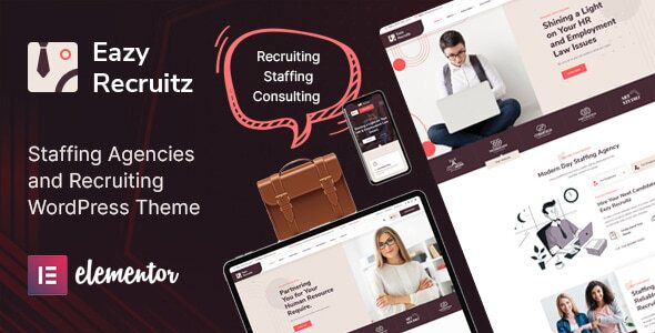 Eazy Recruitz – Staffing Agencies WordPress Theme