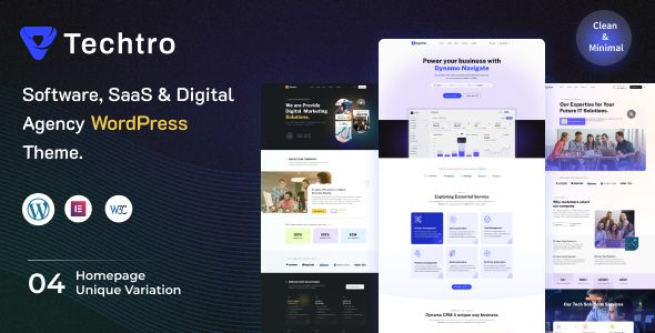 Techtro - Software & Digital Agency WordPress Theme