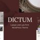 Dictum – Lawyer WordPress Theme
