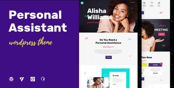 AWilliams - A Personal Assistant & Administrative Services WordPress Theme