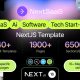 NextSaaS | SaaS, Software, Startup Next.js Template