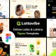 Lottovibe – Online Lotto & Lottery Figma Template