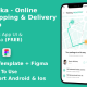 Shipping & Delivery App | UI Kit | Ionic | Figma FREE | Life Time Update | Saska