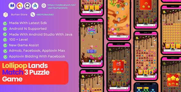 Lollipop Lands - Match 3 Puzzle Game 2 Lollipop Lands - Match 3 Puzzle Game