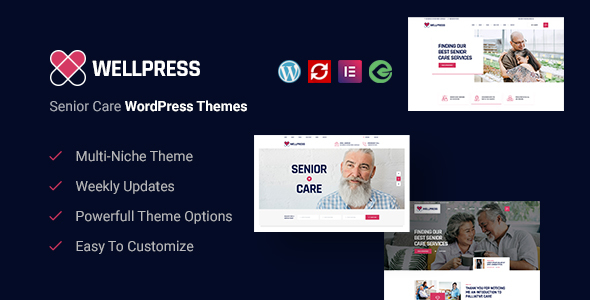 WellPress Senior Care Theme Preview