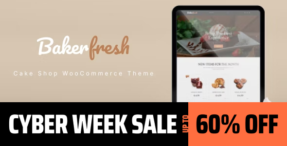 Bakerfresh WooCommerce Theme Preview