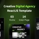 Agenko – Creative Digital Agency ReactJS Template