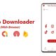 Video Downloader with Browser | ADMOB, FIREBASE, ONESIGNAL