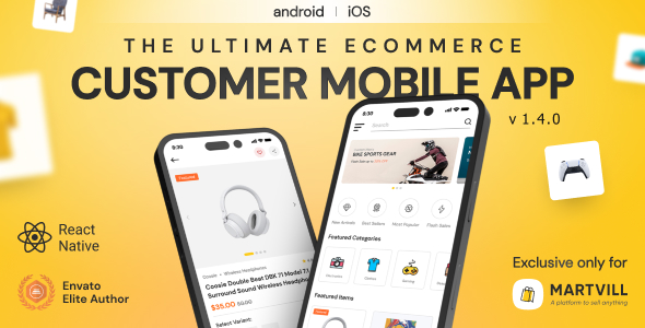 Martvill - Customer Mobile App 2 Martvill - Customer Mobile App