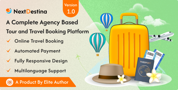 Next Destina - Agency Based Tour and Travel Booking Platform