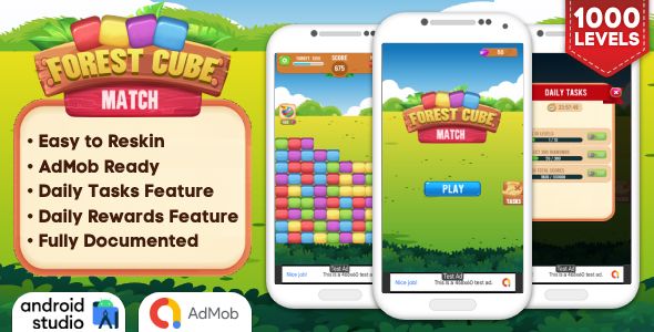 Forest Cube Match - Matching Game Android Studio Project with AdMob Ads + Ready to Publish 2 Forest Cube Match - Matching Game Android Studio Project with AdMob Ads + Ready to Publish