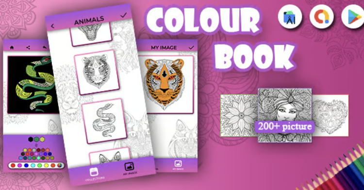ColorMe - Adults Coloring Book - Color by Number & Paint by Number - Coloring Games - Admob Ads