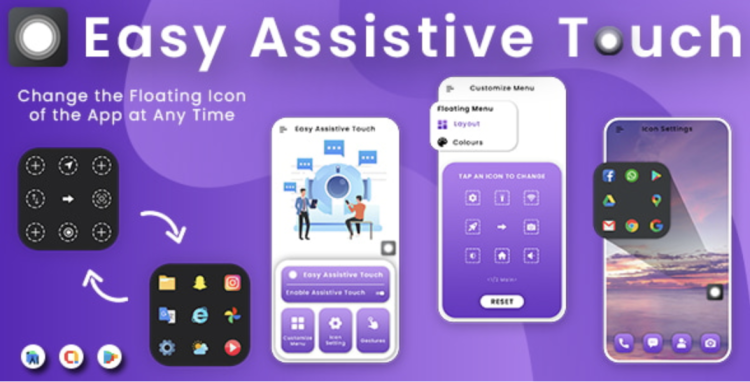 Assistive Touch for Android - Assistive Touch Button - Assistive Touch Swipe - Touch-EazyTouch IOS
