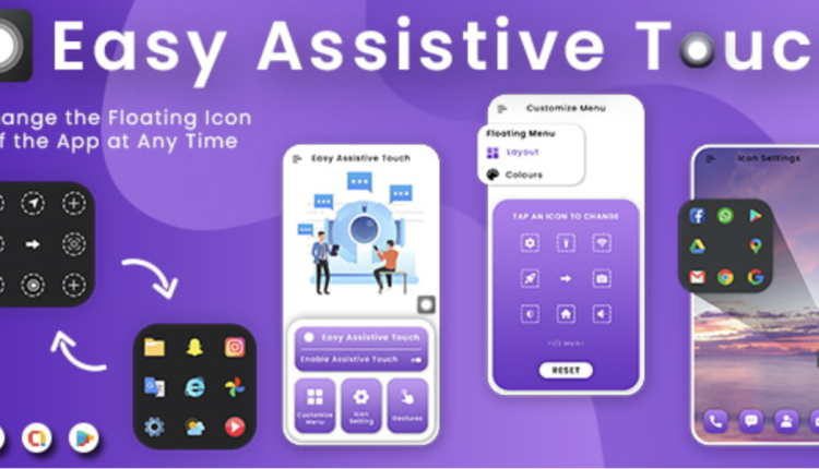 Assistive Touch for Android - Assistive Touch Button - Assistive Touch Swipe - Touch-EazyTouch IOS