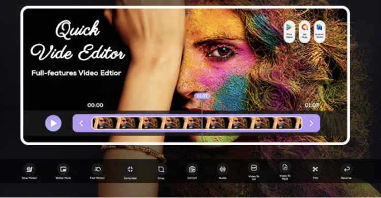 Quick Video Editor Pro – Fast and Easy Video Editor – Video Maker Pro – Video Effects – FX Video
