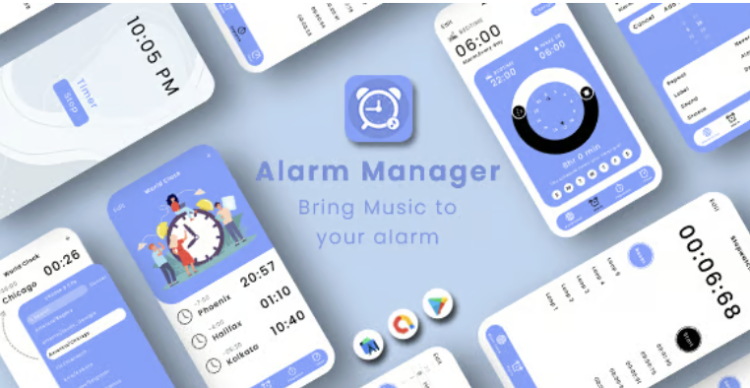 Alarm Manager – Simple Alarm Clock – Easy Alarm Management – Smart Alarm – Timer Alarm Clock