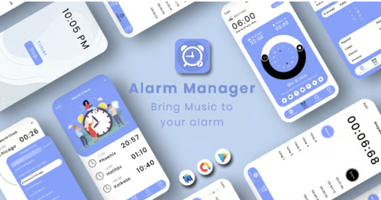 Alarm Manager – Simple Alarm Clock – Easy Alarm Management – Smart Alarm – Timer Alarm Clock