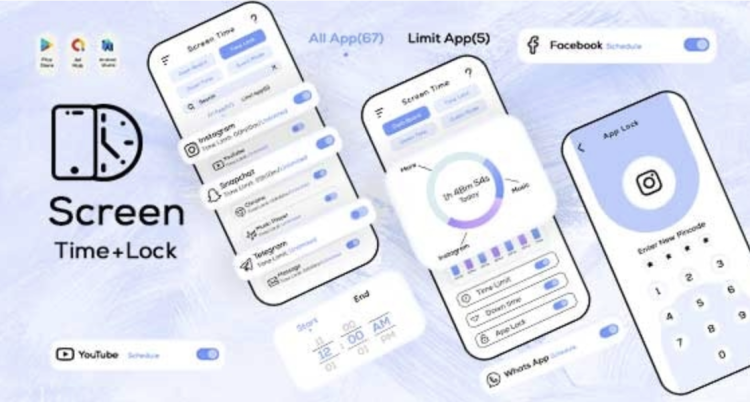 Screen Time - Restrain yoursel - Screen Time Tracker - Parental Control - ScreenTime Control