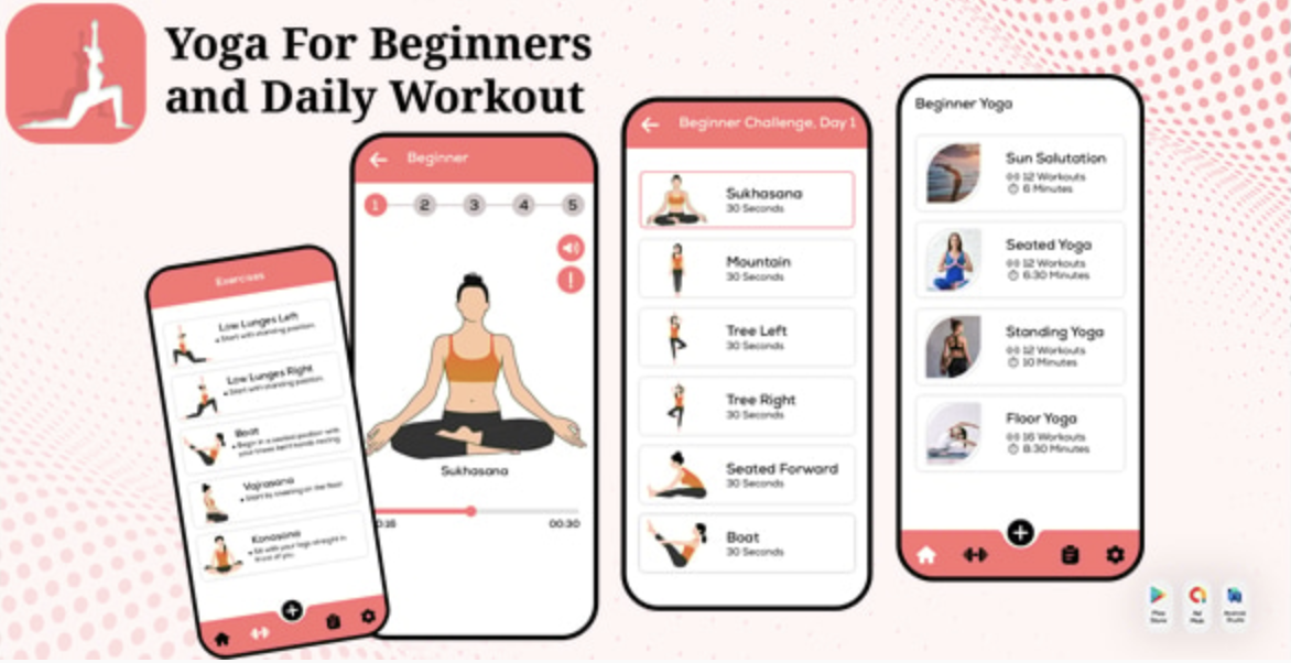 Yoga For Beginners - Asanas Poses - Daily Workout - Yoga Poses - Yoga For Starting - Yoga Classes 2 Yoga For Beginners - Asanas Poses - Daily Workout - Yoga Poses - Yoga For Starting - Yoga Classes