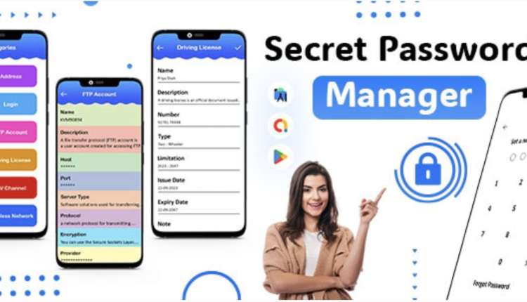 Secret Password Manager - Password Keeper - Password Safe - Save Password - PassCode Manager