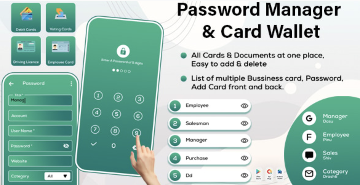 Password Manager - My Passwords Saver - Password Safe - Keeper Password Manager - Password Keeper
