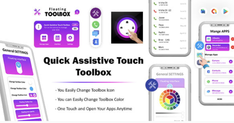 Quick Assistive - Touch Toolbox - Assistive Touch Android - Assistive Tools - Quick Ball - EazyTouch