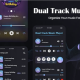 Dual Track Music Player – Dual Audio Player – Duo Music Player – Two Multi Songs Songs Play Together