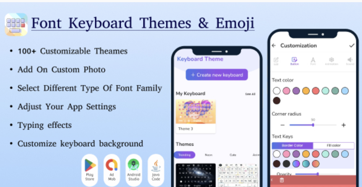 Font Keyboard - Keyboard Themes & Emoji Fonts - Design Keyboard - Design Keyboard color 2 Font Keyboard - Keyboard Themes & Emoji Fonts - Design Keyboard - Design Keyboard color
