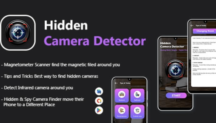 Hidden Camera Detector - SpyCam Detector - Anti Spy Detector - Scanner CB - Spyware