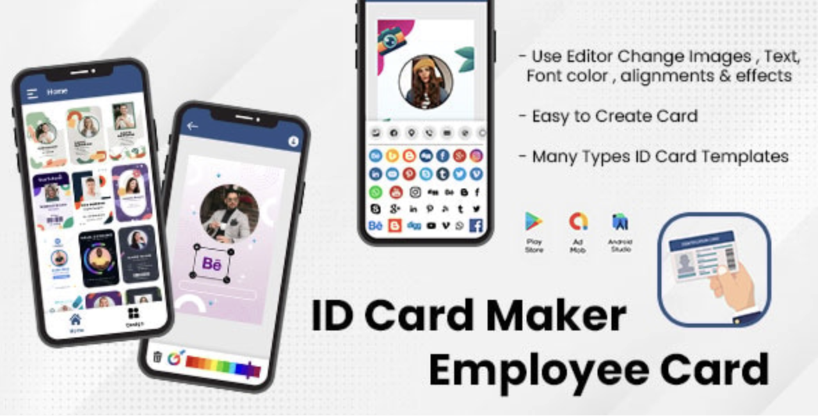 ID Card Maker - Employee Card - Employee Card Maker - Employee ID Card - Employee ID Maker 2 ID Card Maker - Employee Card - Employee Card Maker - Employee ID Card - Employee ID Maker