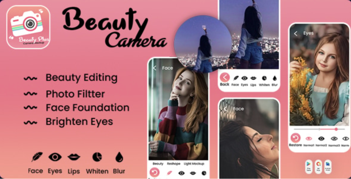 Sweet Beauty Camera Makeup - Photo Editor - Selfie Camera - AI Photo Editor - Eye Color 2 Sweet Beauty Camera Makeup - Photo Editor - Selfie Camera - AI Photo Editor - Eye Color
